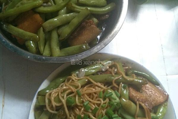 豆角闷面的做法图解6
