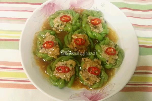 豆角酿肉
