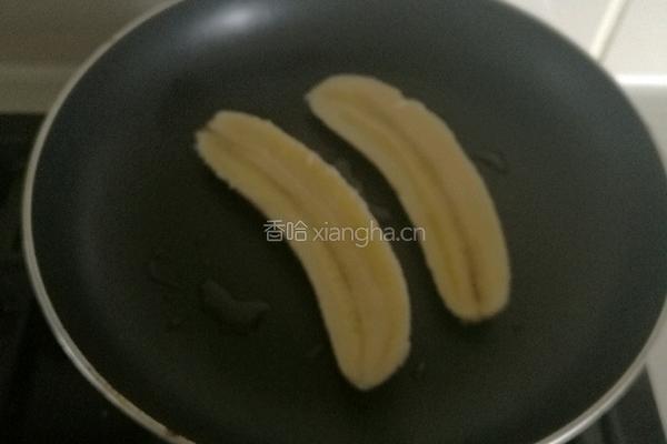 香煎香蕉的做法图解4