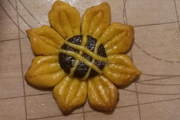 向日葵黄油饼干的做法图解13