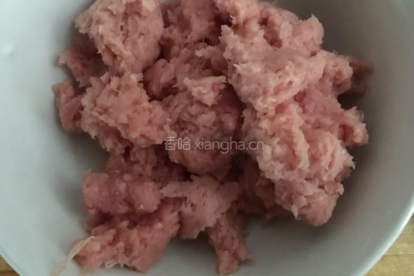 菠菜面皮水饺（白菜猪肉馅）的做法图解7