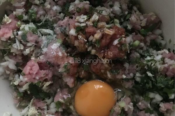 菠菜面皮水饺（白菜猪肉馅）的做法图解13
