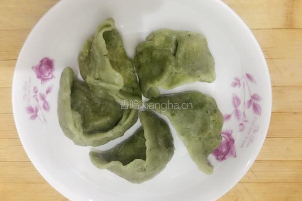 菠菜面皮水饺（白菜猪肉馅）的做法图解25