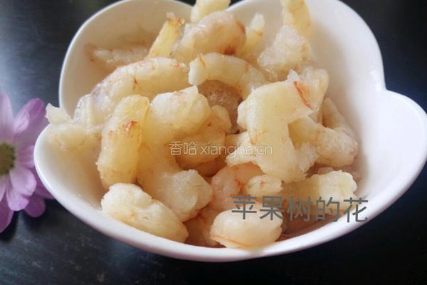 虾仁炒豌豆的做法图解2