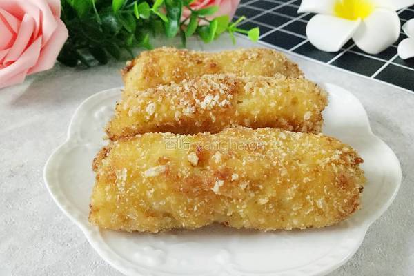 脆炸香蕉的做法图解8