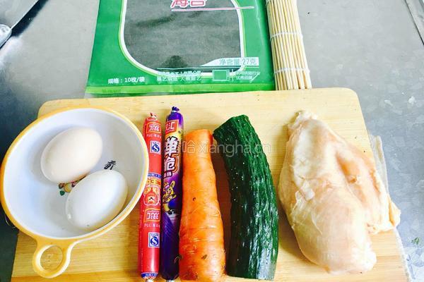 鸡肉寿司的做法图解2