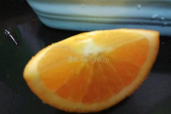 老屋私房菜冰糖香橙蒸木瓜的做法图解2