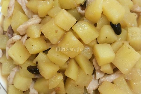 土豆炒肉的做法图解3