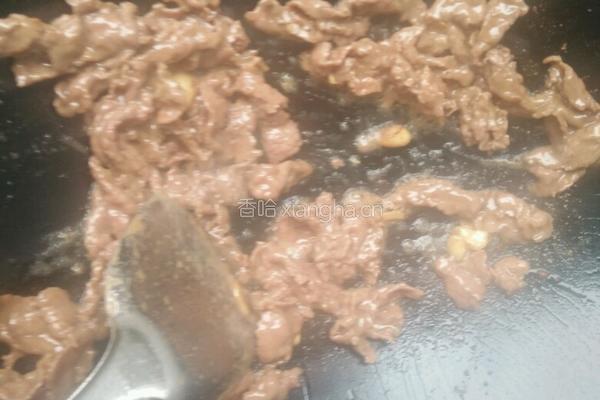 西芹炒牛肉的做法图解8