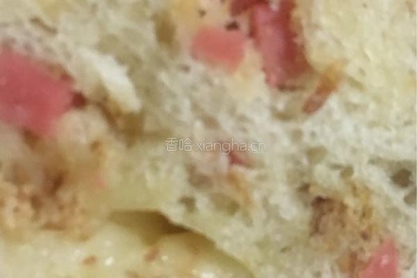 肉松香肠发面饼的做法图解8