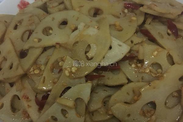 炒莲藕的做法图解4