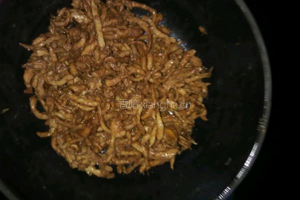 鸡丝蒜黄面的做法图解5