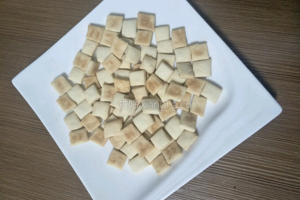 牛奶小方块饼干的做法图解10