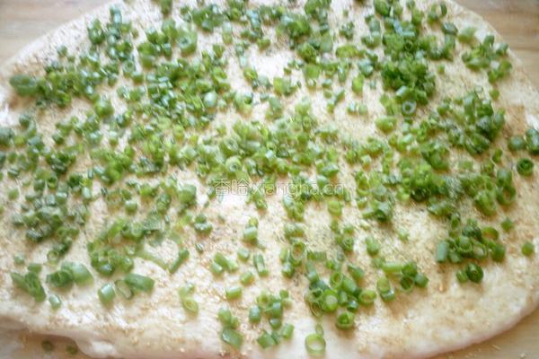 豆浆渣五香葱油饼的做法图解6
