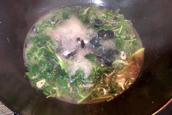 苋菜煮皮蛋的做法图解5