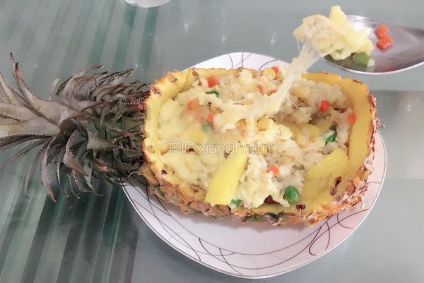 菠萝焗饭的做法图解7