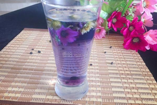 黑枸杞胎菊茶的做法图解7