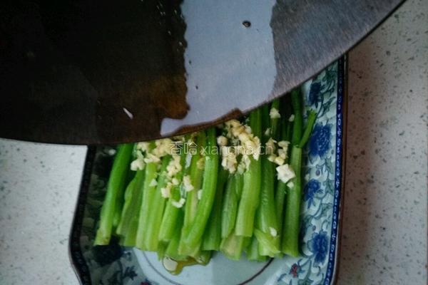 白灼菜心的做法图解10