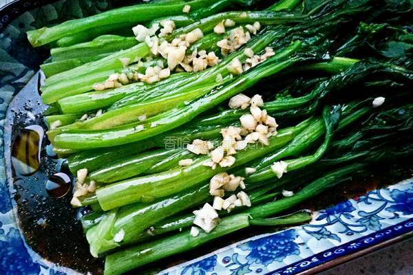 白灼菜心的做法图解12