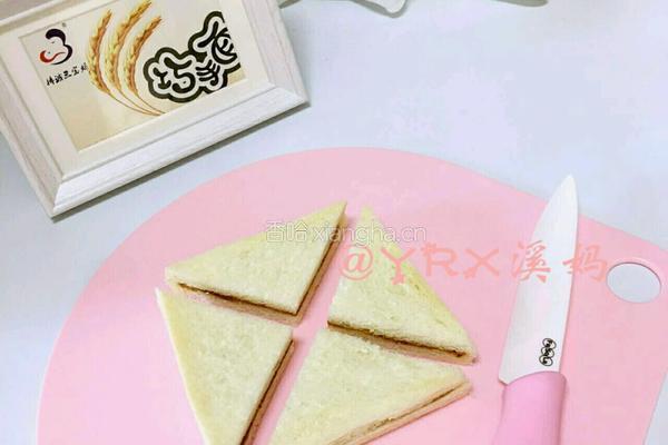 花生酱西多士的做法图解3