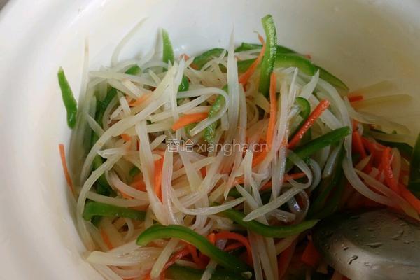 酸辣三丝的做法图解5