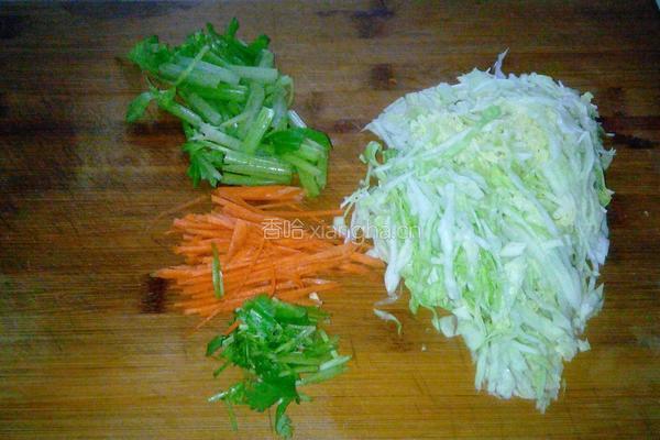 油拌咸菜的做法图解3