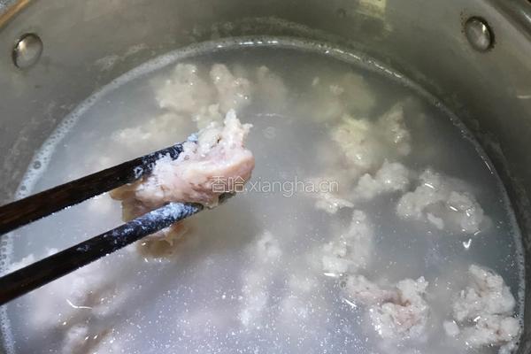 皮蛋肉末粥的做法图解6