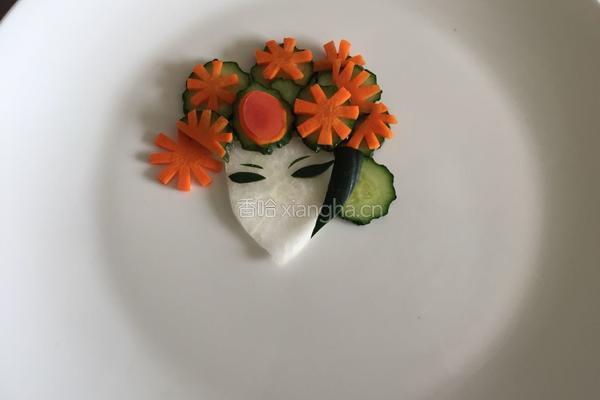 果蔬拼盘的做法图解6