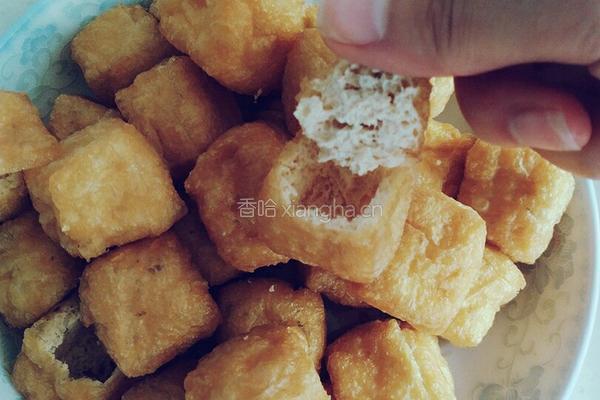 豆腐酿的做法图解1