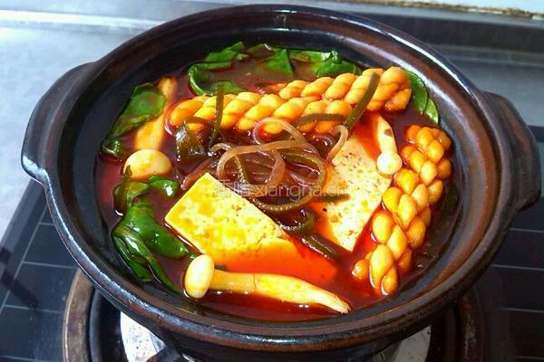 麻辣素砂锅的做法图解8