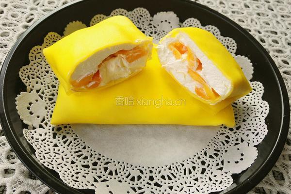 芒果班戟的做法图解13