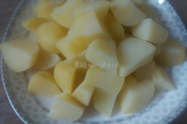 蓝莓土豆泥的做法图解3