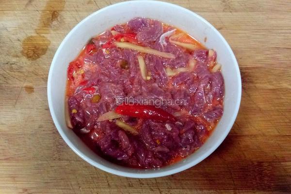 西芹牛肉丝的做法图解6
