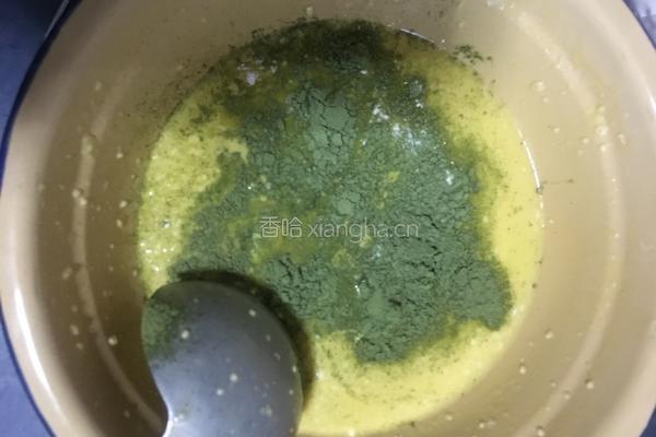 抹茶蛋糕的做法图解8