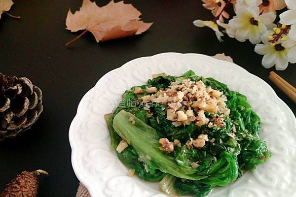 核桃蚝油生菜的做法图解5