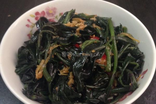 凉拌观音菜的做法图解4