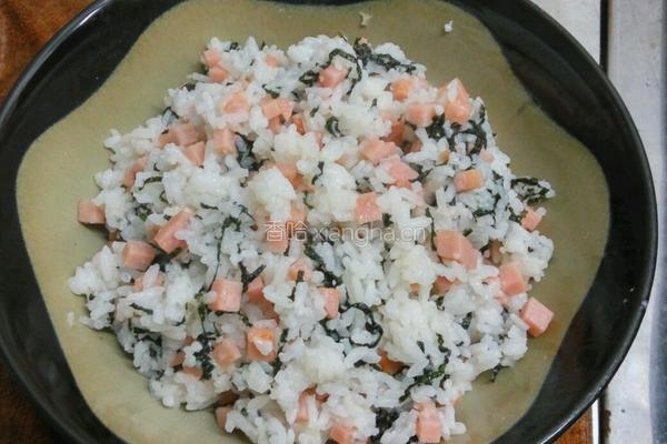 芝士培根饭卷的做法图解5