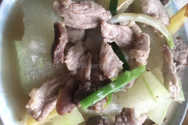 黑暗料理之冬瓜汤肉