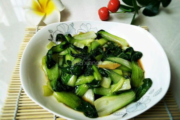 蚝油青菜的做法图解9