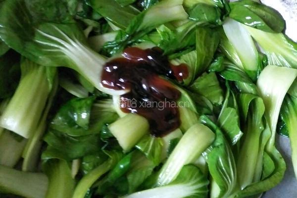 蚝油青菜的做法图解7