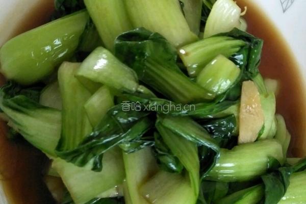 蚝油青菜的做法图解8