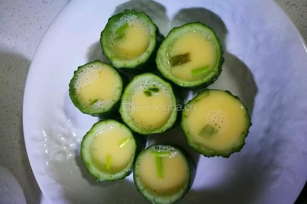 一口一个黄瓜炖蛋的做法图解5