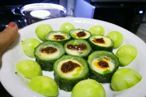一口一个黄瓜炖蛋的做法图解7