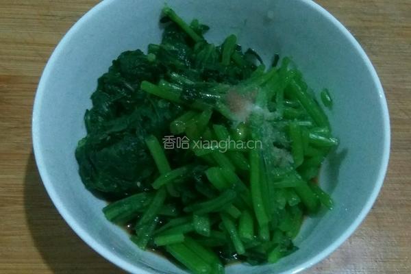 凉拌茼蒿的做法图解4