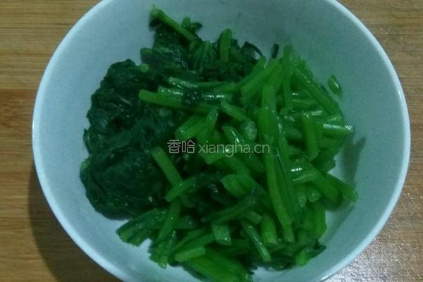 凉拌茼蒿的做法图解3