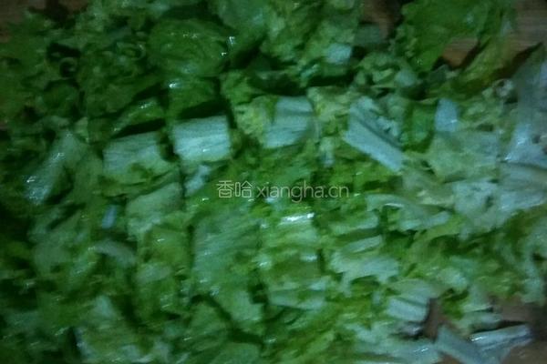 爆生菜的做法图解2