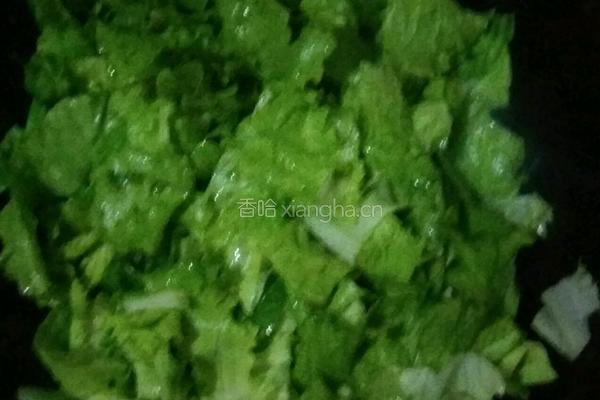 爆生菜的做法图解4