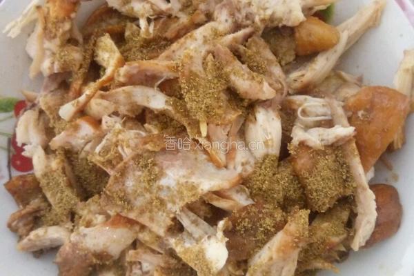 手撕孜然鸡腿肉的做法图解11