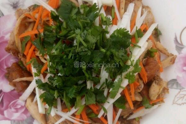 手撕孜然鸡腿肉的做法图解12
