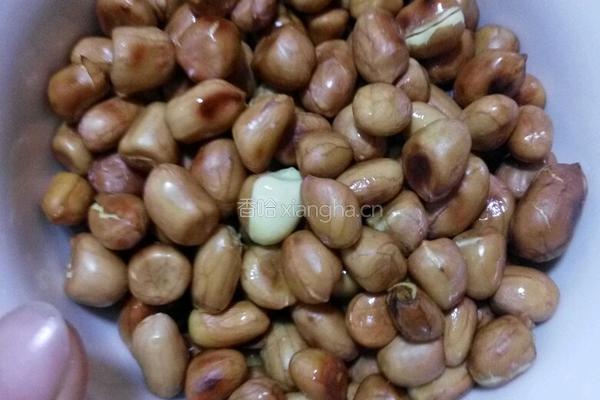 美味苦苣花生米的做法图解6